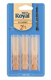 Rico Royal 2.5 Strength Reeds for Bb Clarinet