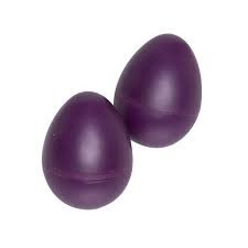 Stagg EGG-2 PP Pair of plastic Egg Shakers - Purple