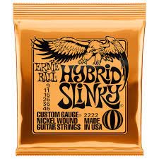 Ernie Ball 2222 Hybrid Slinky Nickel Wound Set, .009 - .046