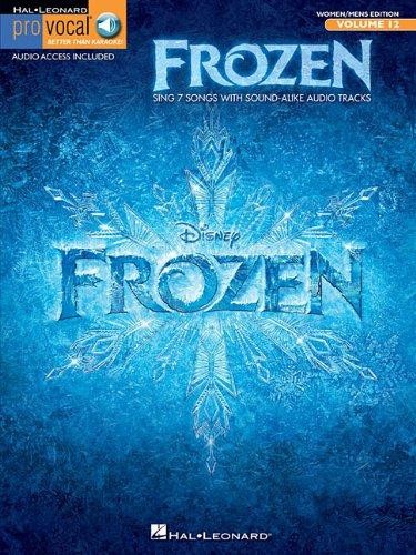 Frozen - Pro Vocal for Women/Men Volume 12 (Songbook & Online Audio)