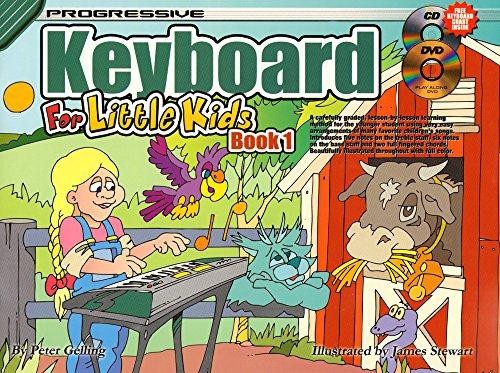 CP11881 - Progressive Keyboard for Little Kids Book 1 - Bk/CD/DVD