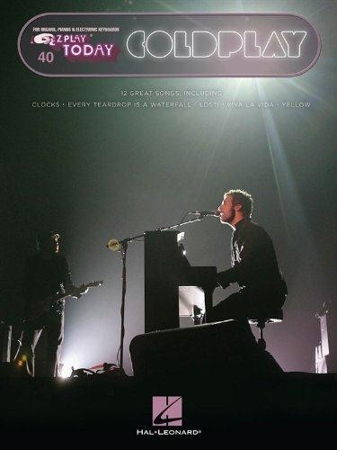 E-Z Play Today Volume 40: Coldplay. Sheet Music for Organ, Piano, Keyboard