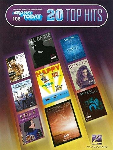 E-Z Play Today 106: 20 Top Hits. Sheet Music for Keyboard, Piano, Organ