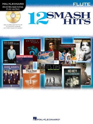 12 Smash Hits: for Flute (Book/CD)
