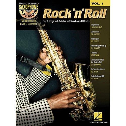 Hal Leonard Rock N Roll - Saxophone Play-Along Vol. 1 Book/CD