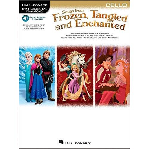 Songs From Frozen, Tangled And Enchanted: Cello (Book/Online Audio) - Sheet Music
