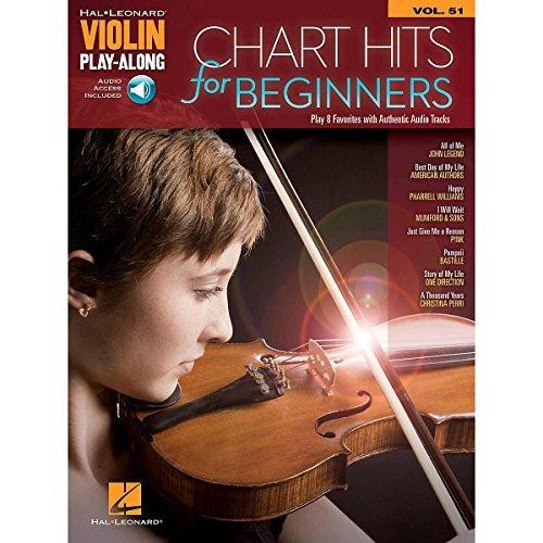 Violin Play-Along Volume 51: Chart Hits For Beginners (Book/Online Audio) - Sheet Music, Downloads