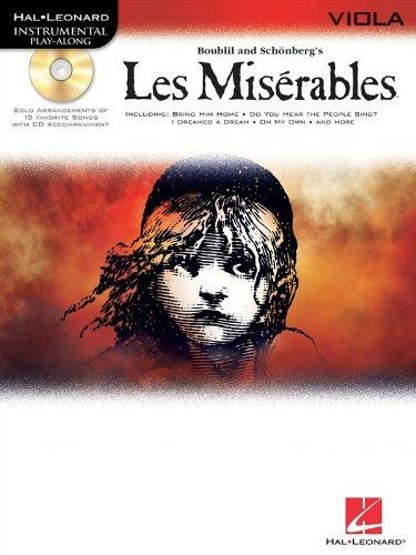 Les Miserables Play-Along Pack - Viola - Sheet Music, CD