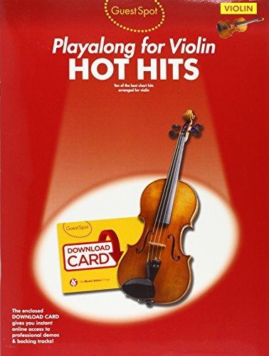 Guest Spot: Hot Hits - Violin (Book/Download Card)