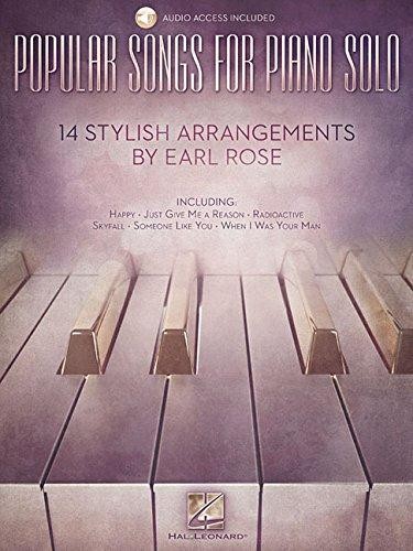 Popular Songs for Piano Solo - 14 Stylish Arrangements: Intermediate to Advanced Level