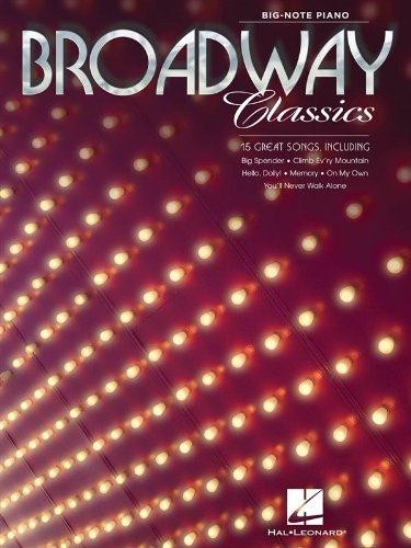 Broadway Classics. Sheet Music for Piano