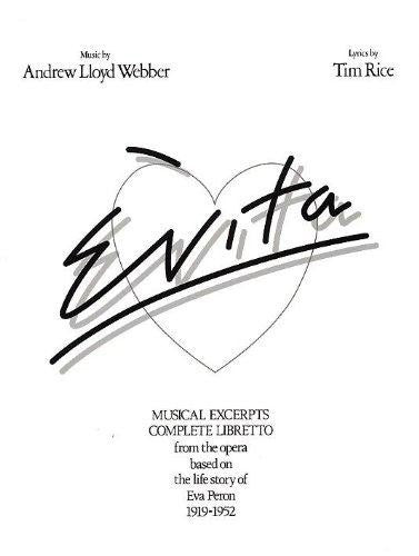 Andrew Lloyd Webber: Evita - Vocal Selections. Sheet Music for Piano, Vocal & Guitar(with Chord Symbols)