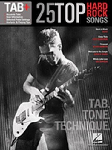 Hal Leonard 25 Top Hard Rock Songs Tab, Tone & Technique Guitar Tab Songbook