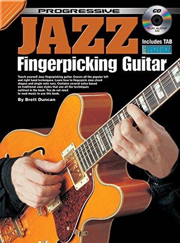 Progressive Jazz Fingerpicking Guitar - Book/CD