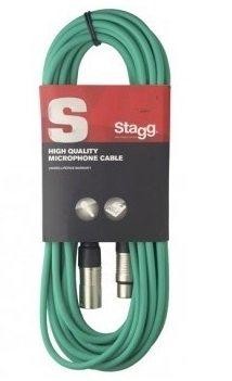 Stagg 6m GREEN XLR - XLR Signal / Microphone Mic Cable