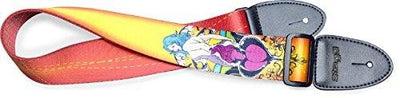 Terylene guitar strap with Pin-up gir  pattern