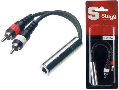 Stagg 3.5mm Audio Splitter Cable. Turn One Heaphone Socket into Two