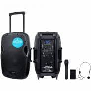 KAM 12" 800W PORTABLE ACTIVE PA SPEAKER WITH BLUETOOTH