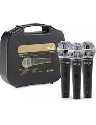 Stagg SDM50-3 Three Dynamic Mics