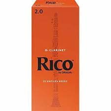 Rico 2.0 Strength Reeds for Bb Clarinet