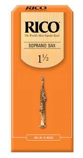 Rico 1.5 Strength Reeds for Soprano Saxophone