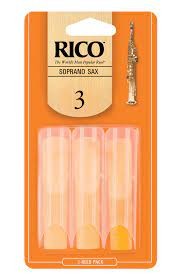 Rico 3.0 Strength Reeds for Soprano Saxophone