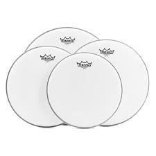 Remo Drumhead Multi Pack of 4 (12, 13, 16, 14) Ambassador - Coated