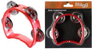 Stagg TAB-MINI/RD Mini Tambourine (Red)