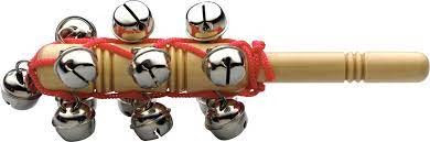 Stagg SLBM-13T Set of sleigh bells on a stick, with 13 bells