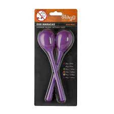 STAGG LONG HANDLE EGG SHAKERS PURPLE