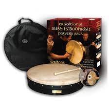 Traditional Irish 15" Bodhran Players Pack
