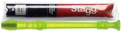 Stagg Plastic Recorder - Clear Green