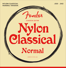 Fender Nylon Classical Guitar Strings .028 - .043 Tie End