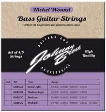 Johnny Brook Nickel Wound Bass Guitar Strings - Medium +