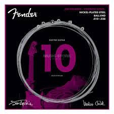 Fender Jimi Hendrix Voodoo Child Vintage Nickel Ball End Electric Guitar Strings - .010 - .038