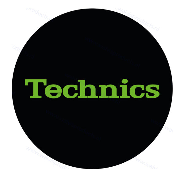 Technics Magma Slipmat - Black/Green