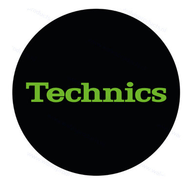 Technics Magma Slipmat - Black/Green