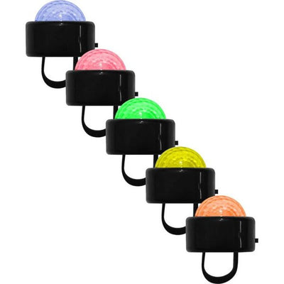 Party Light Sound ASTRO-RING Set of 5 Light Up LED Rings