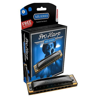 Hohner MS Series Pro Harp Harmonica - A