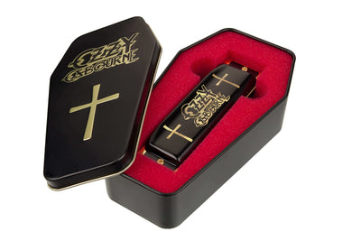 Hohner M666 Ozzy Osbourne Key of C Harmonica Coffin Box