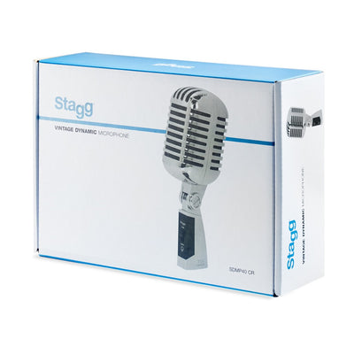Stagg sdmp40 50s style vintage dynamic microphone