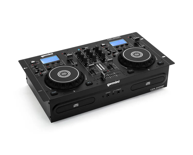 Gemini CDM-4000BT Bluetooth Streaming Dual Deck Media Player & Mixer