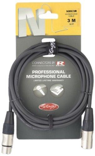 Stagg 10ft. N series professional mic cable - XLR m. / XLR f.