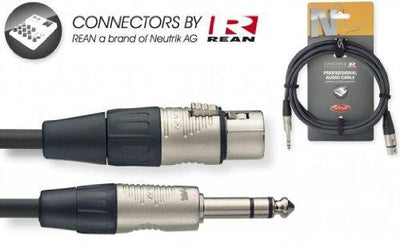 Stagg 10ft. N series audio cable - XLR f / stereo phone plug