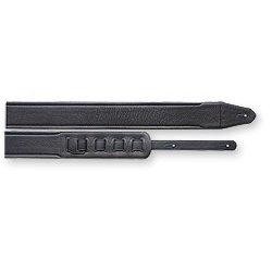 Stagg Slpl 40 Blk Black Padded Leather Guitar / Bass Strap