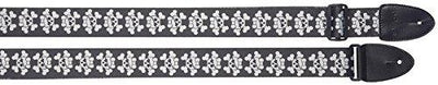 Terylene guitar strap with "Pirate Girl" pattern