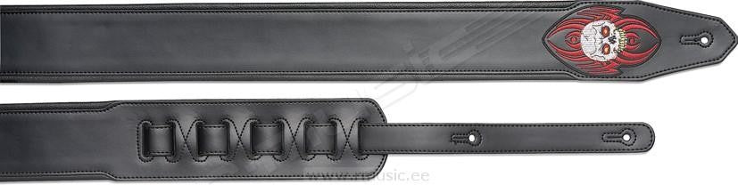 Stagg SLP20BLK Leather Guitar Strap