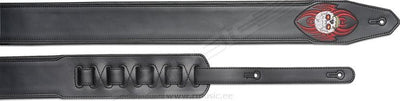 Stagg SLP20BLK Leather Guitar Strap