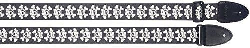 Terylene guitar strap with "Pirate Girl" pattern