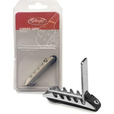 Stagg SCPM-C Curved Metal Capo for Electric and Accoustic Guitars
